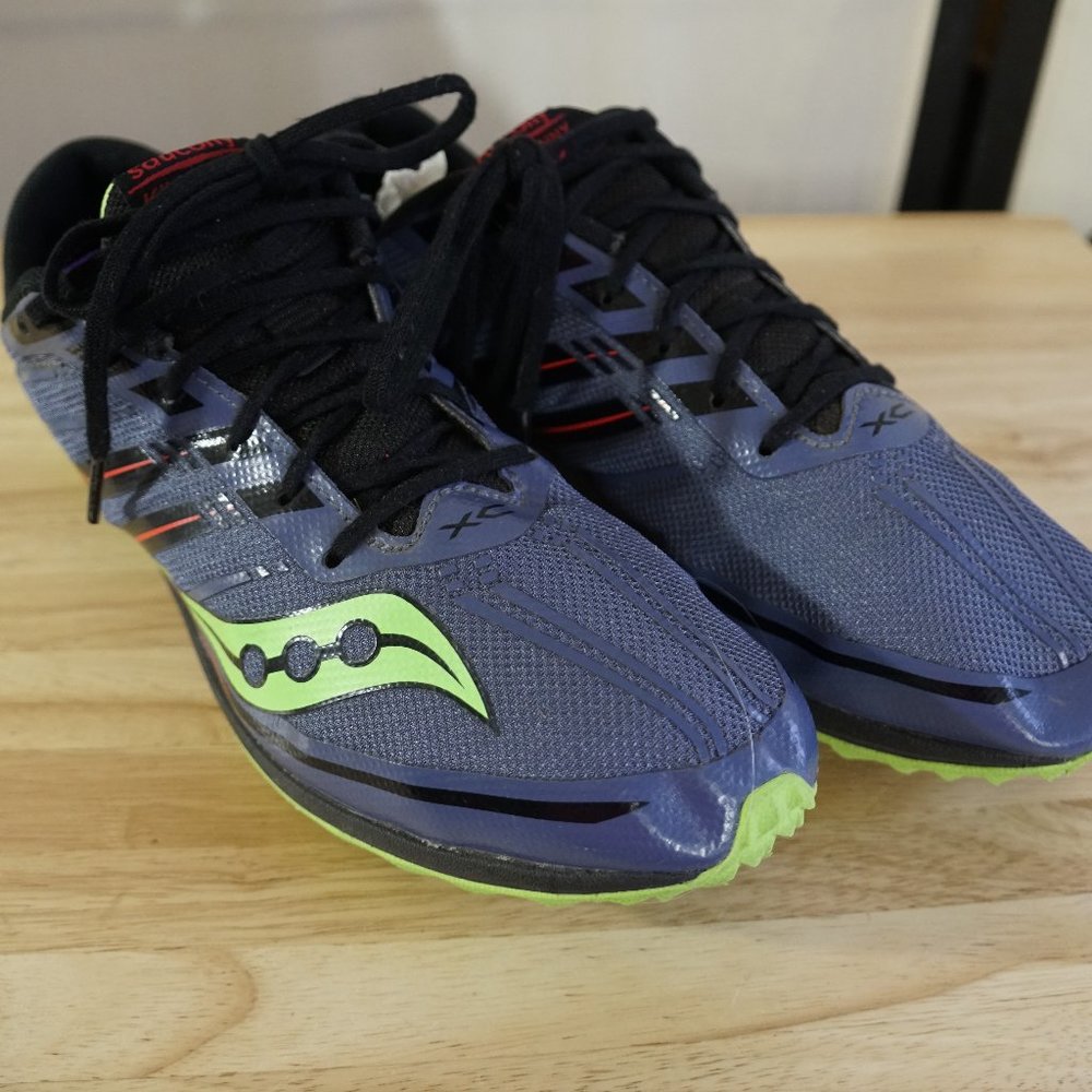 Men's Saucony Kilkenny XC7 Denim/Slime Shoes 7.5
